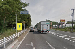 千葉県柏市藤ヶ谷国道16号沿いのロードサイン写真